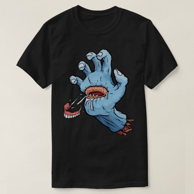 Camiseta Mão velha (Frente do Design)