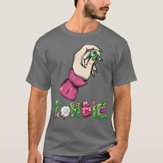 Camiseta Mão Zombie com olho