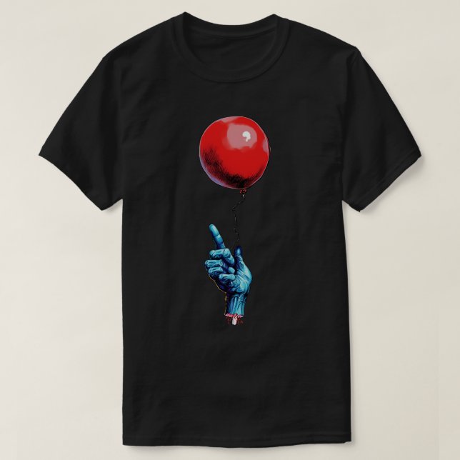 Camiseta Mão Zombie do Balão (Frente do Design)