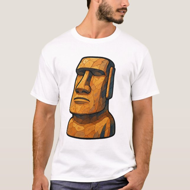 Camiseta Maoi Stoic Statue (Frente)