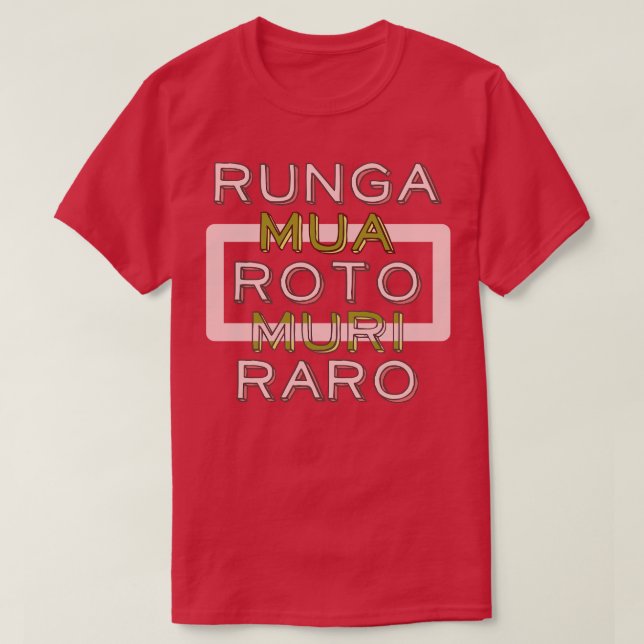 Camiseta Maori Language Te Reo (Frente do Design)