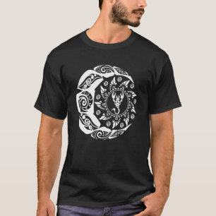 Camiseta Maori Polynésia Tatota Escorpion Zodiac Moon Sun
