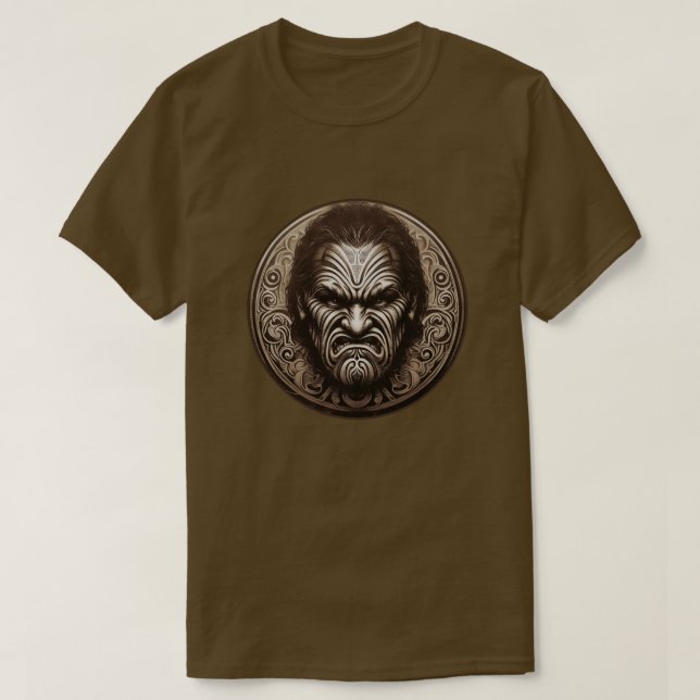 Camiseta Māori Tattoo (Frente do Design)