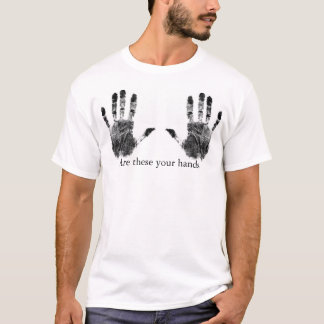 Camiseta mãos