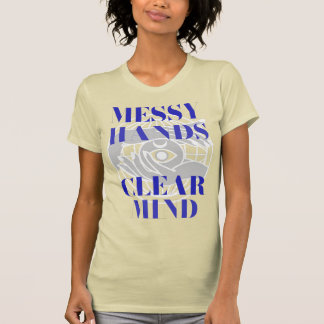 Camiseta Mãos Bagunçadas Mente Clara Hobby Criativo Caos