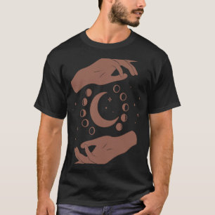 Camiseta Mãos Celestiais Sol E Lua Fase Mística Han