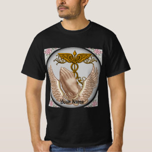 Camiseta Mãos Cristãs Enfermeira