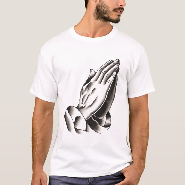 Camiseta mãos da oração (Frente)