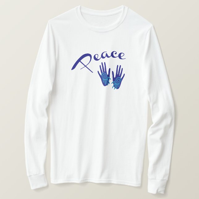 Camiseta Mãos da Paz (Frente do Design)