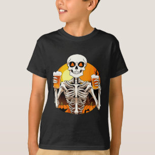 Camiseta Mãos de Cerveja Engraçado Bebendo Dia das Bruxas