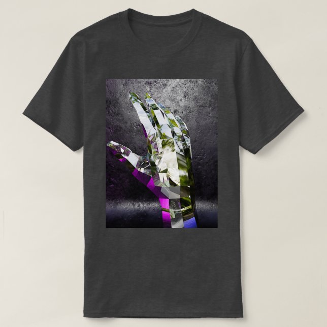 Camiseta mãos de diamante 25 (Frente do Design)