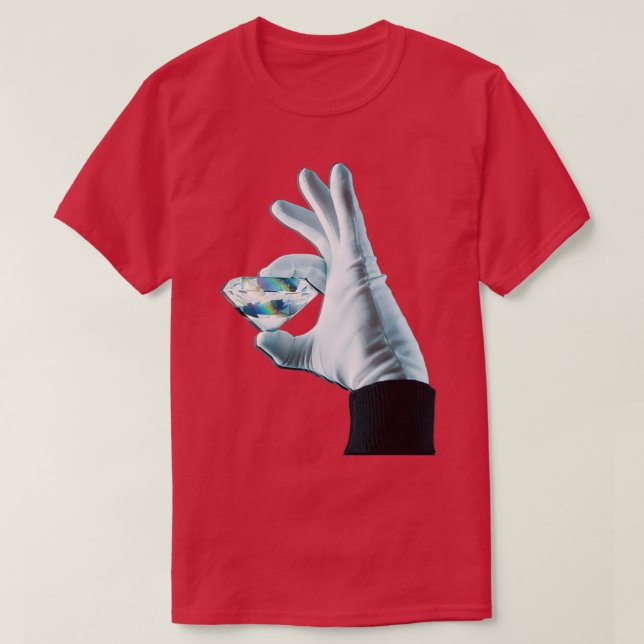 Camiseta Mãos de diamante 2 1 (Frente do Design)