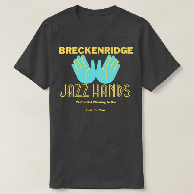Camiseta Mãos de Jazz 1 (Frente do Design)