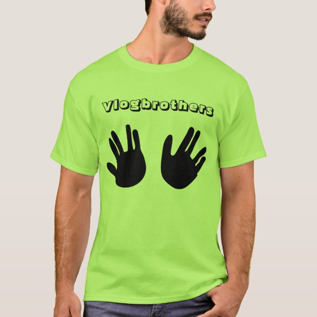 Camiseta Mãos de Nerdfighter (Frente)