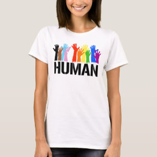 CAMISETA MÃOS DE ORGULHO HUMANO