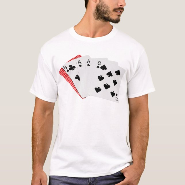 Camiseta Mãos de pôquer - Mão do Morto (Frente)