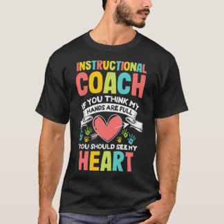 Camiseta Mãos de Treinador Instrutivas são Cheio Aide Co