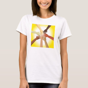 Camiseta Mãos diversas