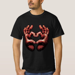 Camiseta Mãos do Coração do Pé Grande