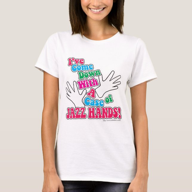 Camiseta Mãos do jazz! (Frente)
