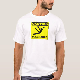 Camiseta Mãos do jazz do cuidado