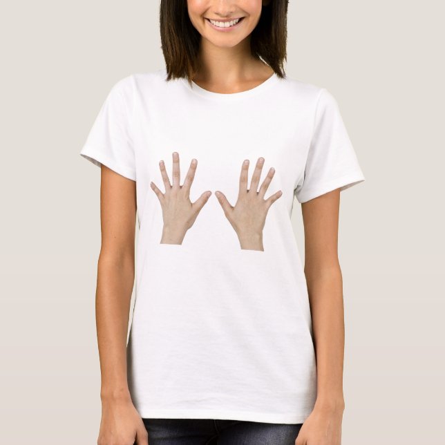 Camiseta Mãos em lugares impróprios (Frente)