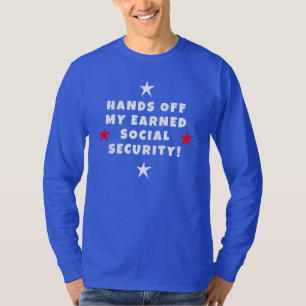 Camiseta Mãos Fora da Minha Previdência Social
