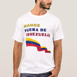 Camiseta Mãos Fora da Venezuela