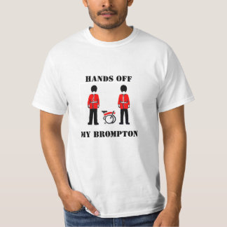 Camiseta Mãos fora de meu t-shirt de Brompton