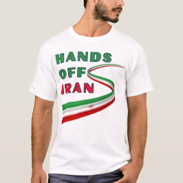 Camiseta Mãos Fora do Irã