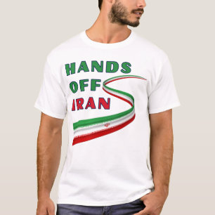 Camiseta Mãos Fora do Irã