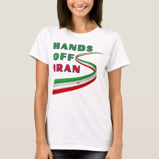 Camiseta Mãos Fora do Irã