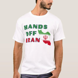 Camiseta Mãos Fora do Irã