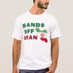 Camiseta Mãos Fora do Irã
