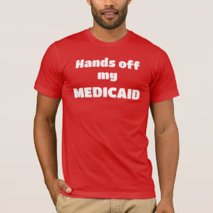 Camiseta Mãos fora do meu médico.