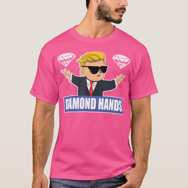 Camiseta Mãos Gamestonk Diamond (Frente)