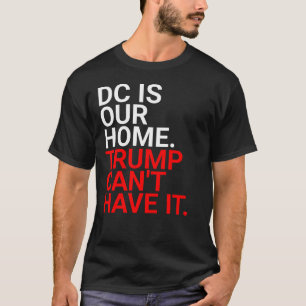 Camiseta Mãos livres DC, Washington DC é nossa resis domést