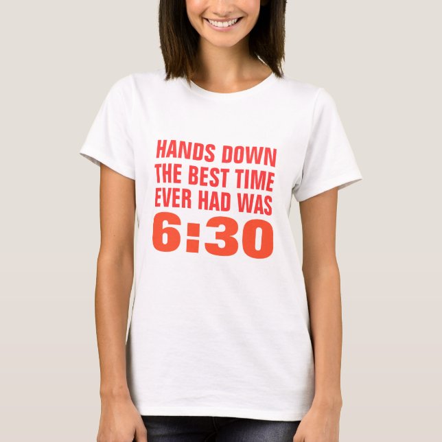 Camiseta Mãos para baixo o melhor (Frente)