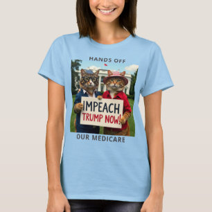 Camiseta Mãos para fora do nosso médico político