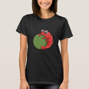 Camiseta Mãos Pequenas Grande Apetite Camarão Cereja Famint
