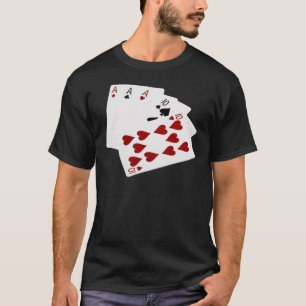 Camiseta Mãos Poker - Cheio House - Ace e Dez