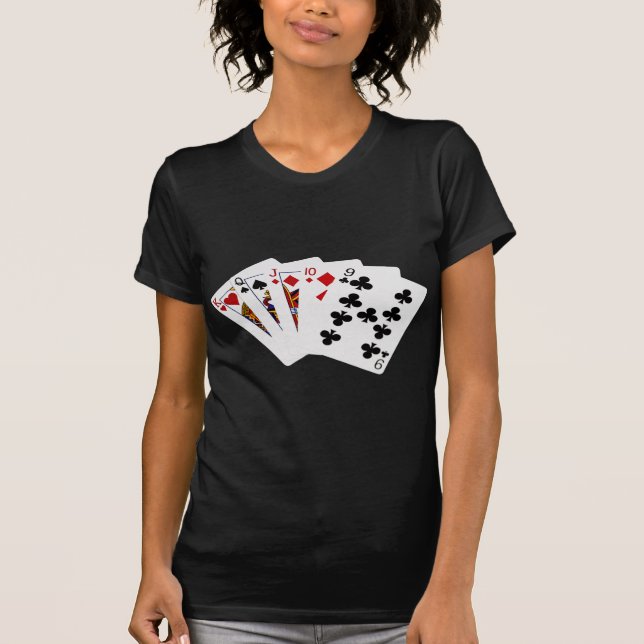 Camiseta Mãos Poker - Hetero - Rei Para Nove (Frente)