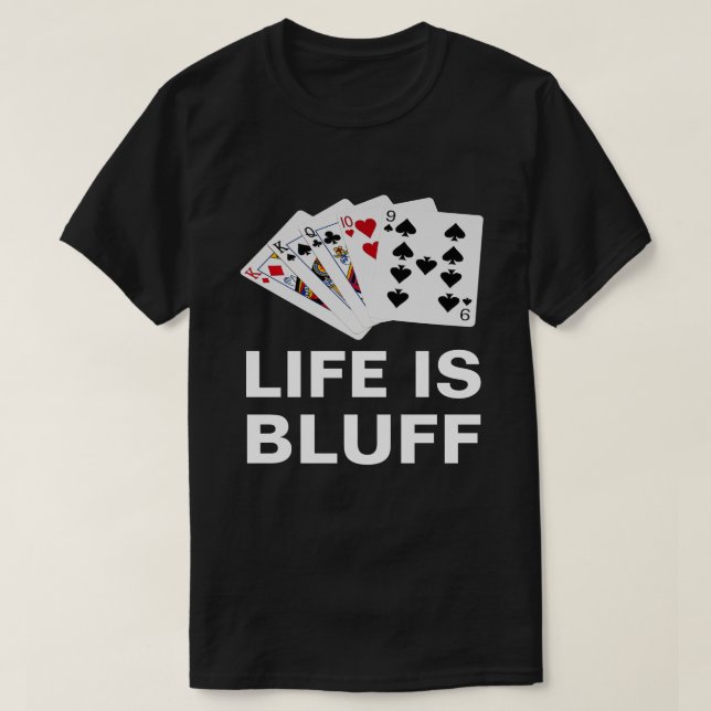 Camiseta Mãos Poker - Um Par - Rei (Frente do Design)