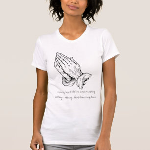 Camiseta Mãos Praying  