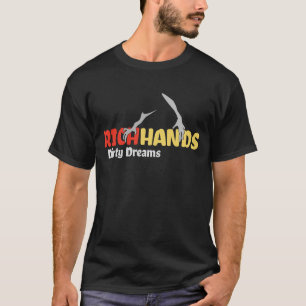 Camiseta Mãos Ricas e Sonhos Sujos