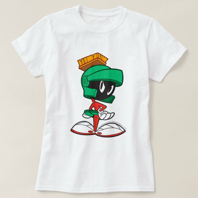 Camiseta Mãos sobre Hips MARVIN THE MARTIAN™ (Frente do Design)