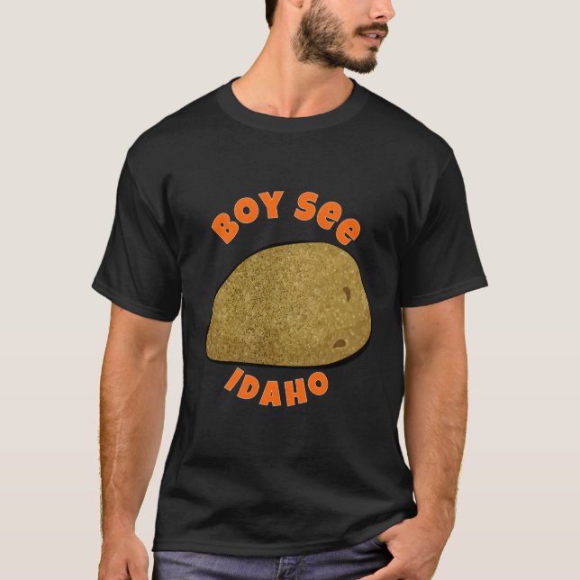 Camiseta Map Boise Idaho Home State Of Idaho Boy See Idaho (Frente)