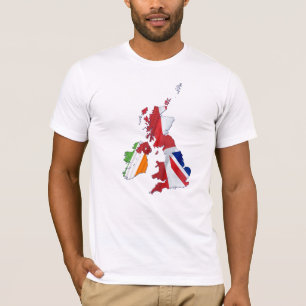 CAMISETA MAP E PAVILHÕES BRITÂNICOS