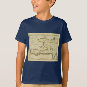 Camiseta Mapa 1814 de Haiti por Mathew Carey