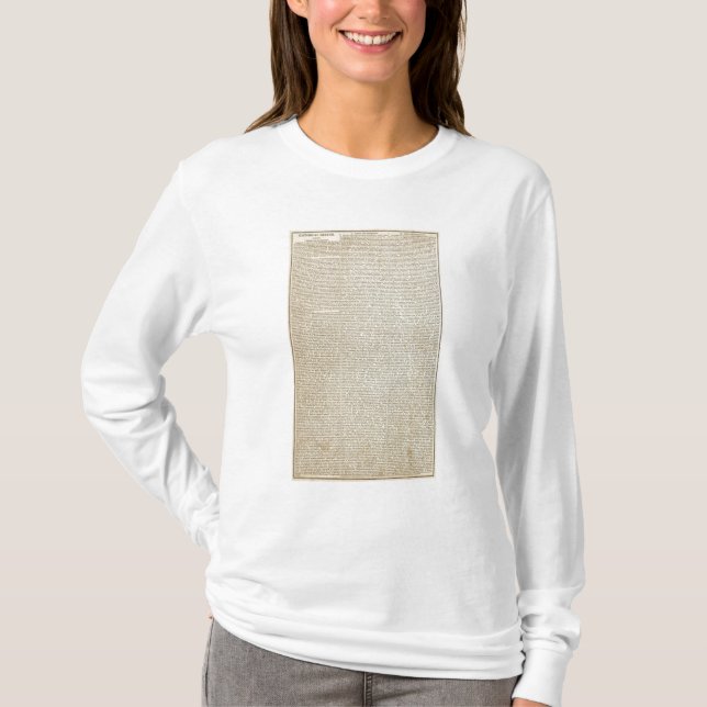 Camiseta Mapa 2 da história dos Estados Unidos (Frente)